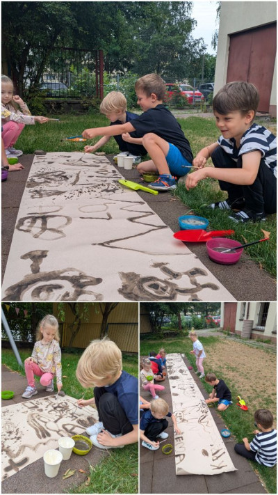 Malowanie...ziemią 🖌️🐸